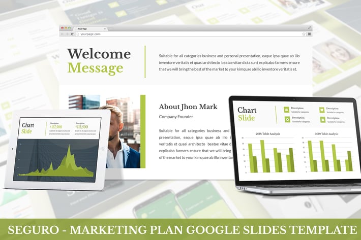 Seguro - Marketing Plan Google Slides Template
