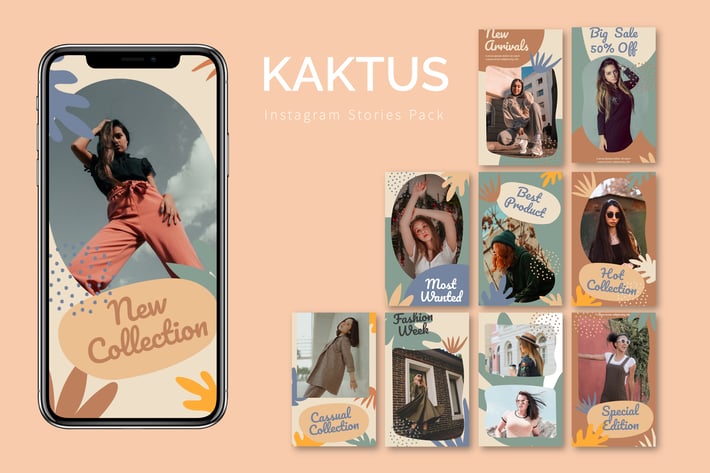Kaktus - Instagram Story Pack