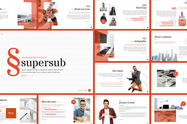 Supersub - Powerpoint Template