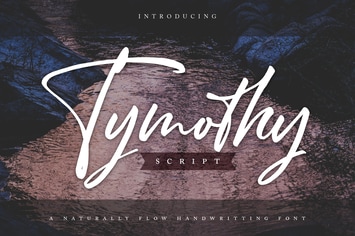 Thymoty | A Naturally Flow Handwriting Font