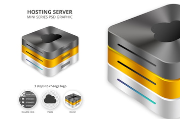 Hosting Server Mini Series - Black Gold Silver