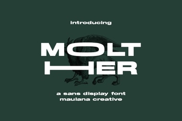 Molther Sans Display Font