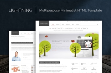 Lightning - Multipurpose Minimalist HTML Template