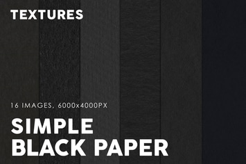 Black Simple Paper Textures