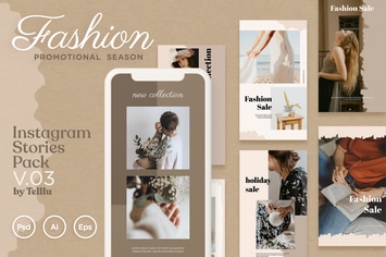 Instagram Stories Pack v.03 Fashion Promo