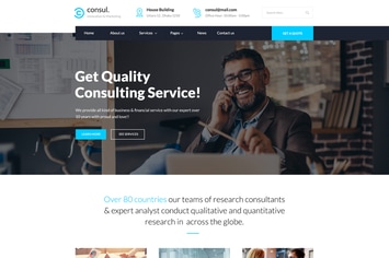 Consul - Business & Training PSD Template