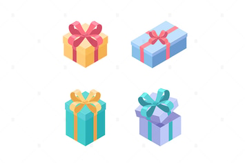 Set of presents - isometric elements