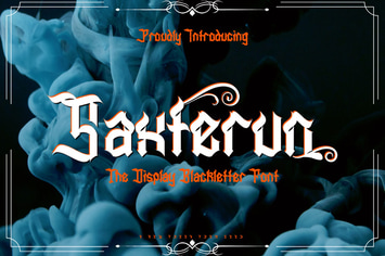 Saxterun - Display Blackletter Font
