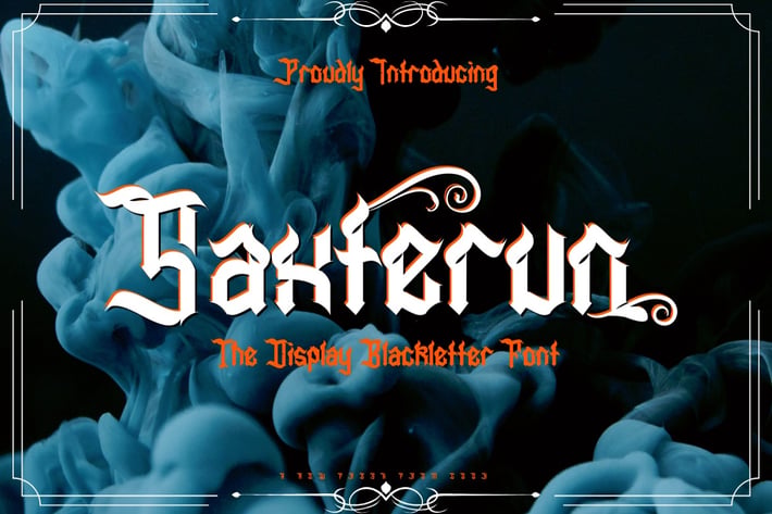 Saxterun - Display Blackletter Font