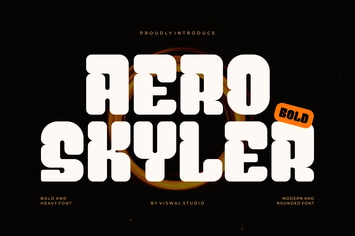 Aero Skyler - Bold Font