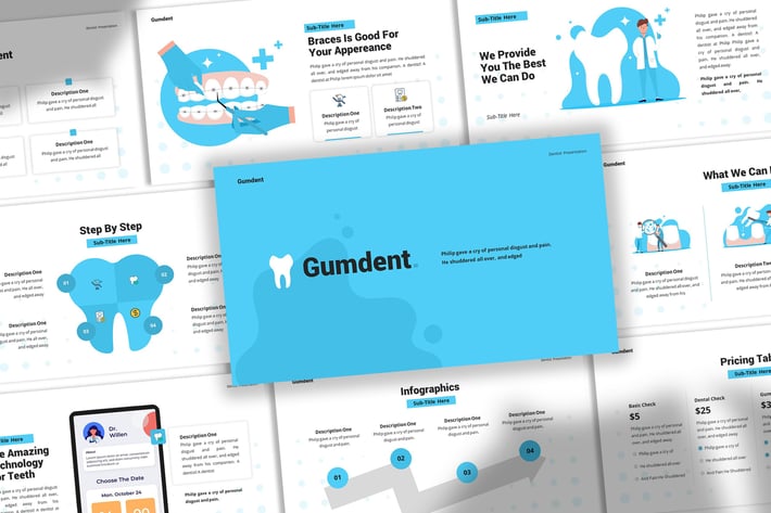 Gumdent - Dentist Keynote Template