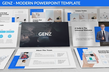 Genz - Modern Powerpoint Template