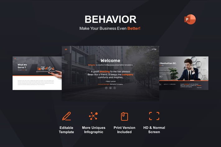 Behavior - Multipurpose Powerpoint Template