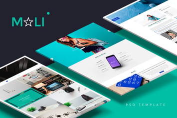 Mali — Multipurpose Portfolio/Personal Blog PSD