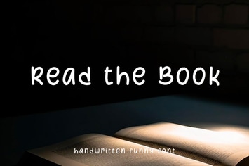 Read The Book - Quirky Funny Font