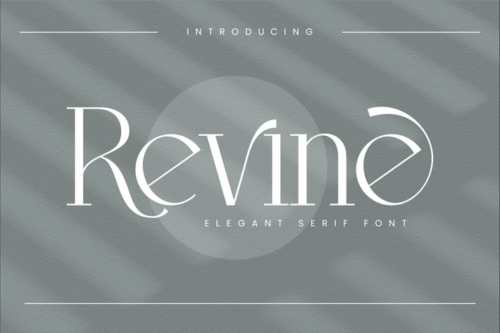 Revine Elegant Serif Font