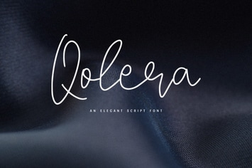 Qolera - An Elegant Script Font