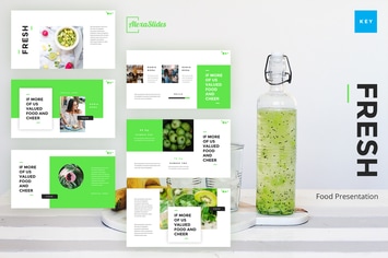 Fresh - Food Keynote Presentation Template