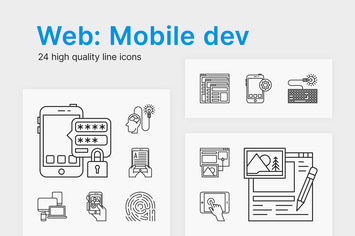Web/Mobile Dev Icons