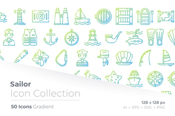 Sailor Gradient Icon