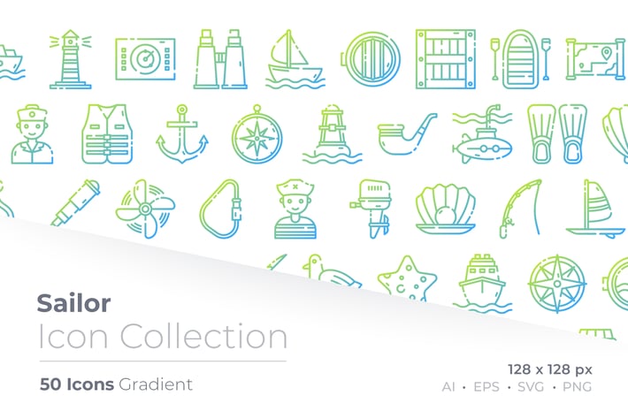 Sailor Gradient Icon