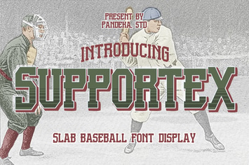 Supportex - Sport Baseball Font