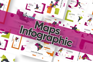 Maps Infographic Powerpoint Template