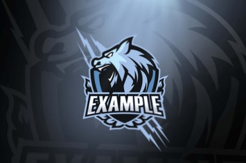 White Wolf sport and esports logos