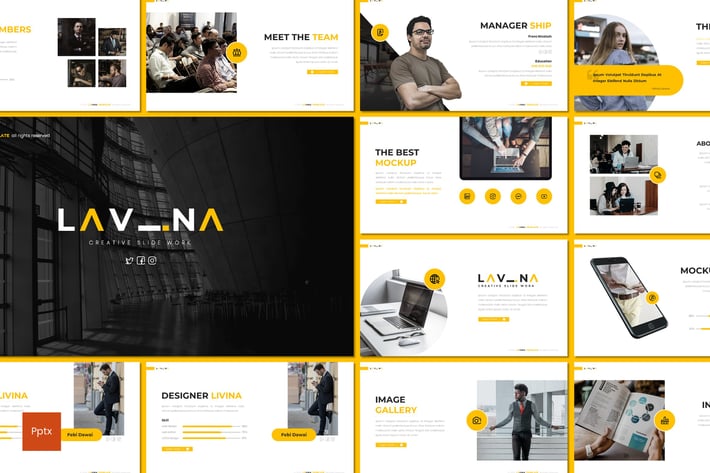 Lavina - Creative Powerpoint Template