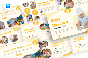 Baby Daycare Keynote Presentation Template