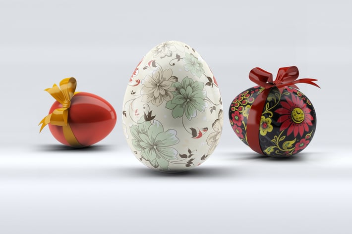 Easter Eggs Mock-Up
