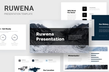 Ruwena - Winter Theme Pitch Deck Keynote