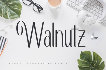 Walnutz - Beauty Decorative Fonts