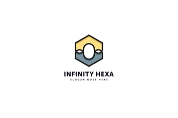 Infinity Hexa Logo Template