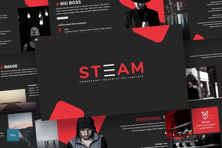 Steam - Business Keynote Template
