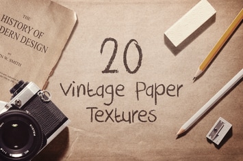 20 Vintage Paper Textures / Backgrounds