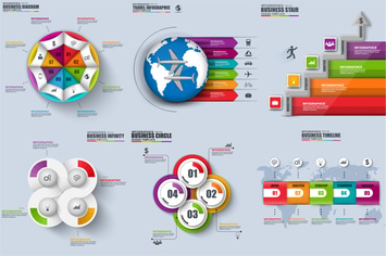 Modern 3D Infographics