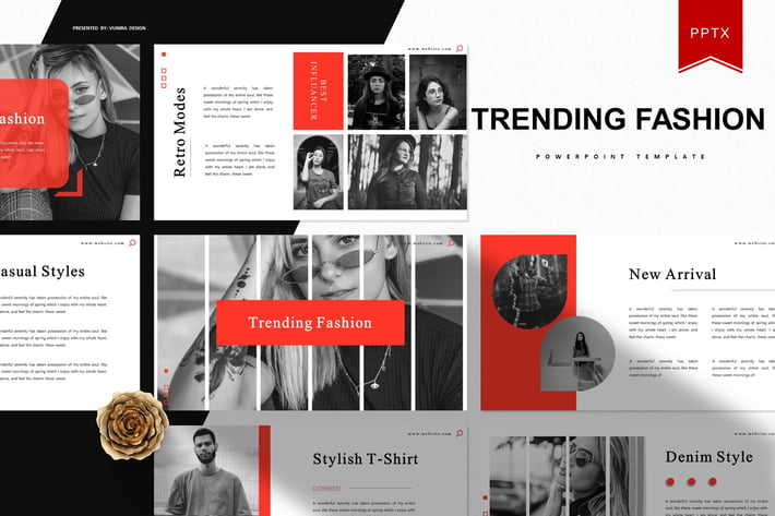 Trending Fashion  | Powerpoint Template