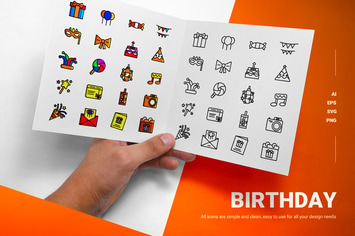 Birthday - Icons