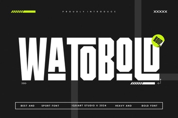 Watobold - Sport & Condensed Sans