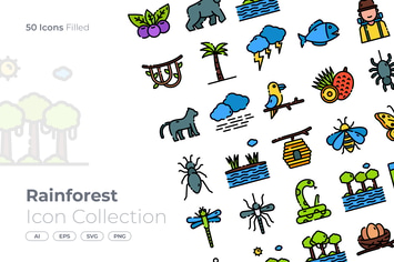 Rainforest Filled Icon