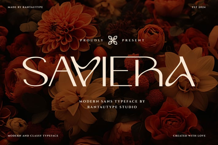 Saviera Modern Sans Typeface