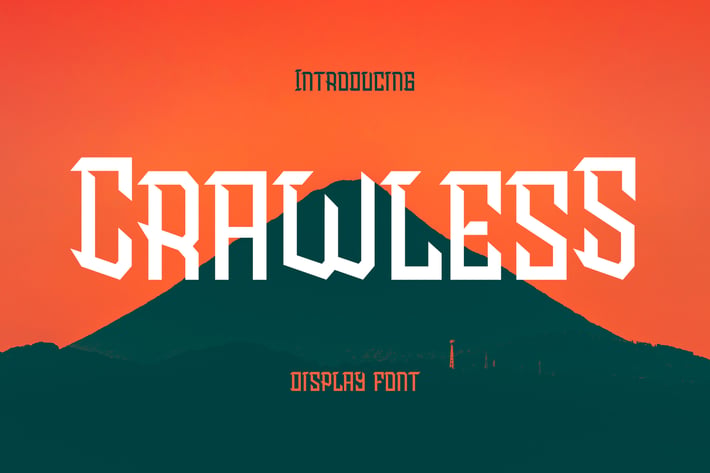Crawless - Display Font