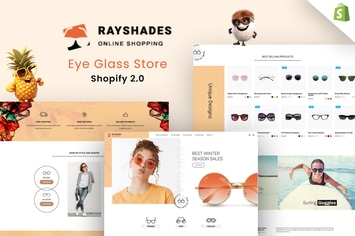 Rayshades - Eye Glasses Store Shopify Theme 