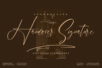 Handover Signature Font