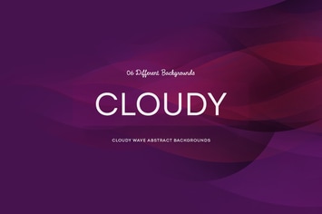 Cloudy wave Abstract Backgrounds