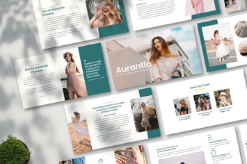Aurantia - Creative Keynote Template