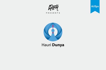 Hauri Dunya Logo Template