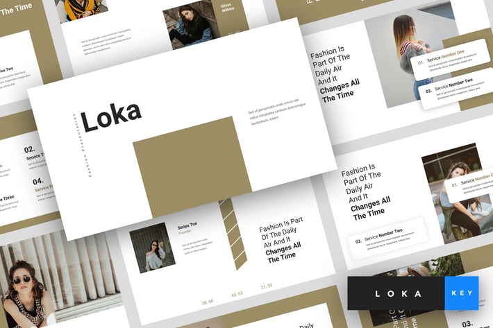 Loka - Fashion Keynote Template
