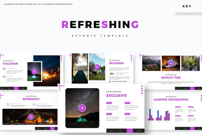 Refreshing - Keynote Template